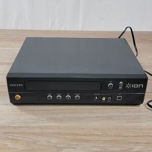 ION VCR 2 PC Video Conversion System VHS to Digital USB Player Black July 2008